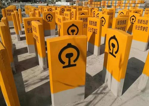 采購鐵路標志AB樁，鐵路ab樁預制